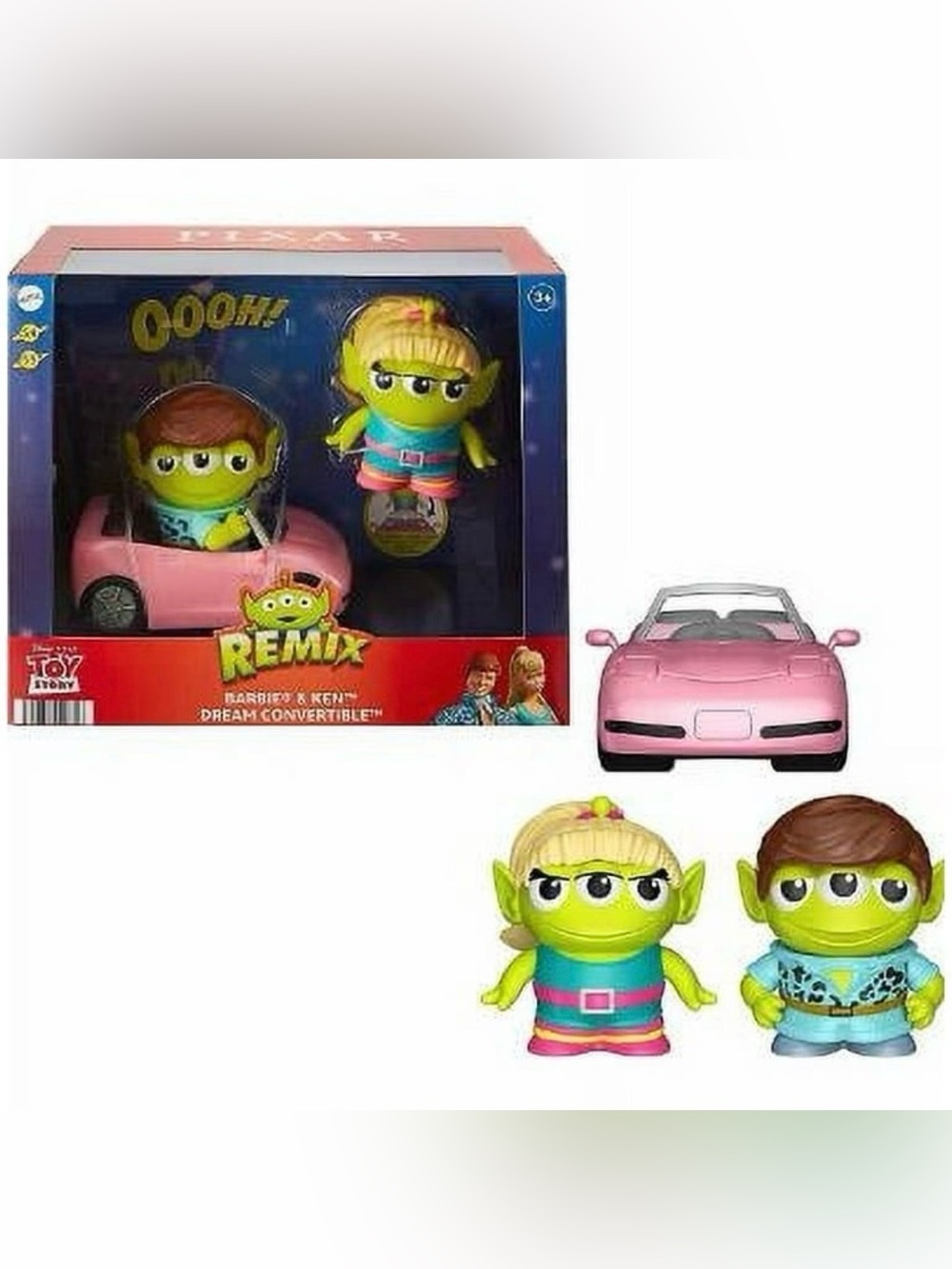 Disney Pixar Alien Remix Series Barbie & Ken Dream Convertible